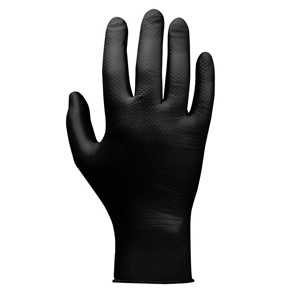Ультрапрочные нитриловые перчатки JETA SAFETY с текстурой Natrix 50 штук - JSN NATRIX-B