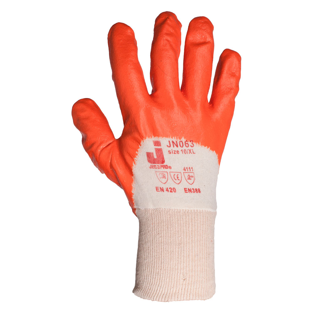 Промышленные перчатки с нитриловым покрытием на 3/4 JETA SAFETY JN063