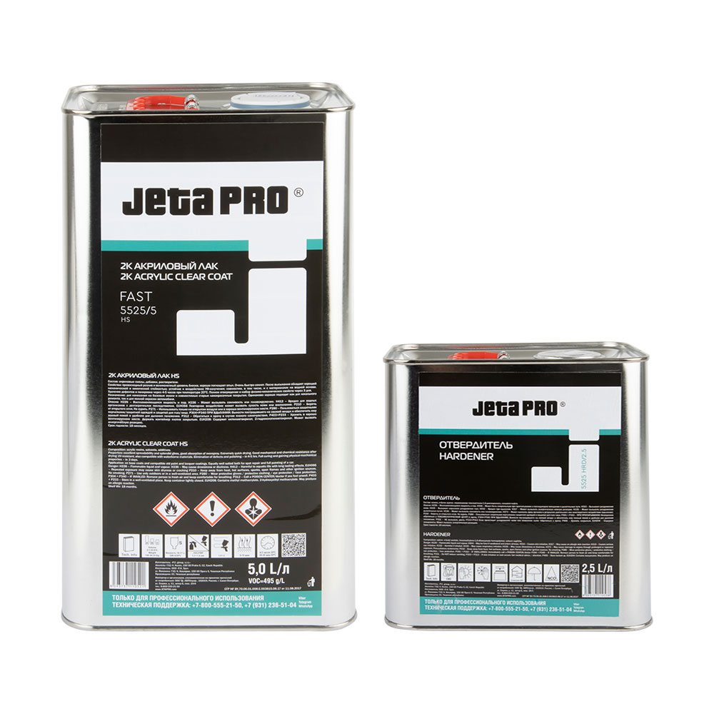 Прозрачный акриловый лак JETA PRO 5525 — изображение 2