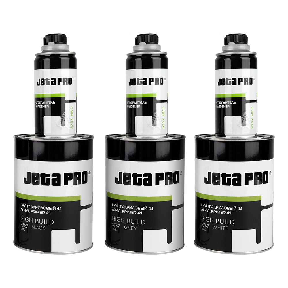 Акриловый грунт JETA PRO HIGH BUILD 5757 с высоким содержанием сухого остатка