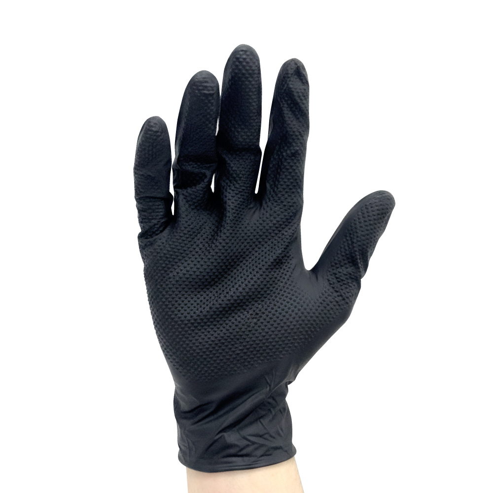 Ультрапрочные нескользящие нитриловые перчатки NATRIX-50BL - 50 штук